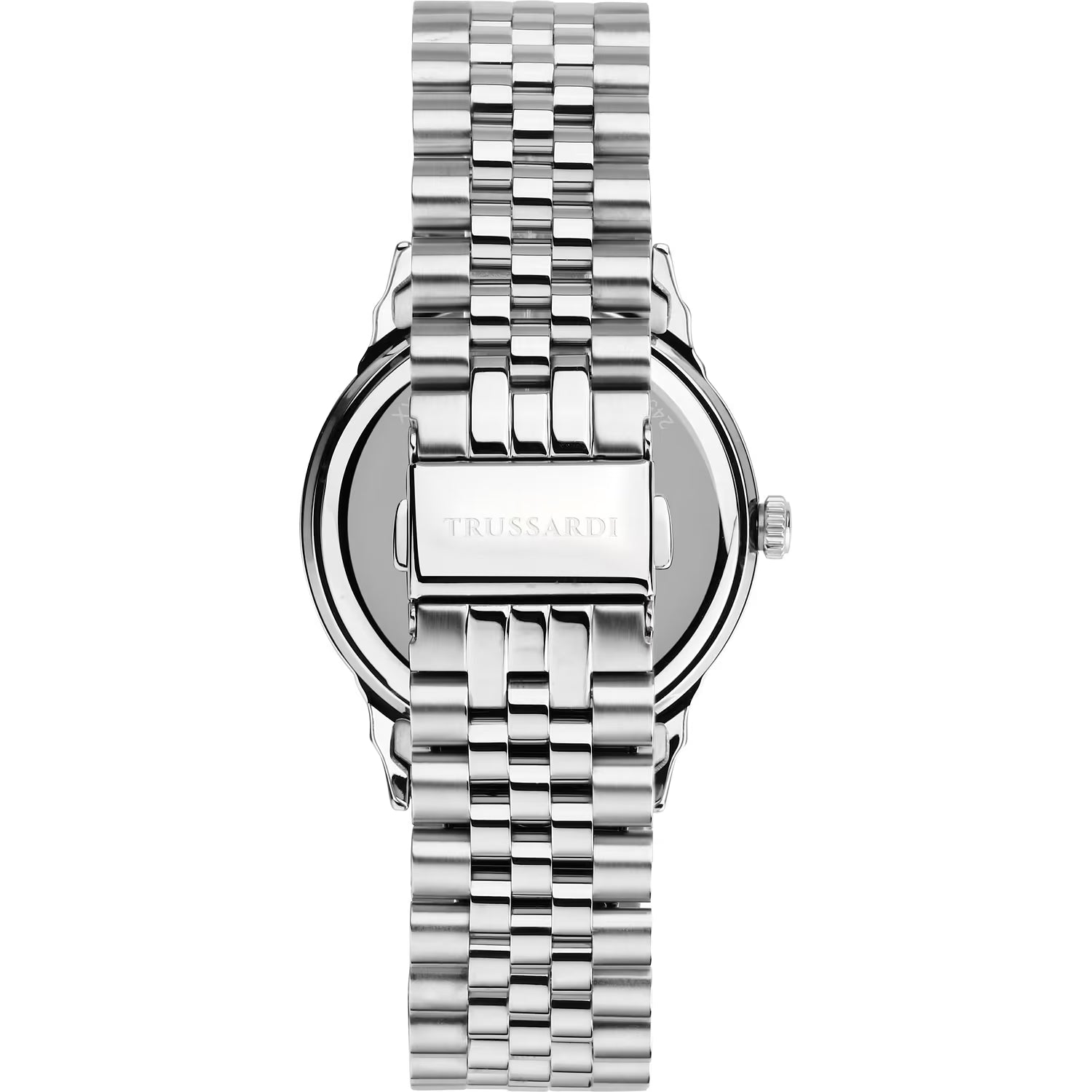 Orologio Uomo Trussardi T-Bent 39 mm Acciaio Nero con Quadrante Total Black
