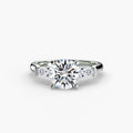 Three-Stone Ring (Baguette Side Stones)