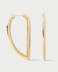 PDPAOLA Orecchini Vento in Argento 925 Placcato Oro 18K