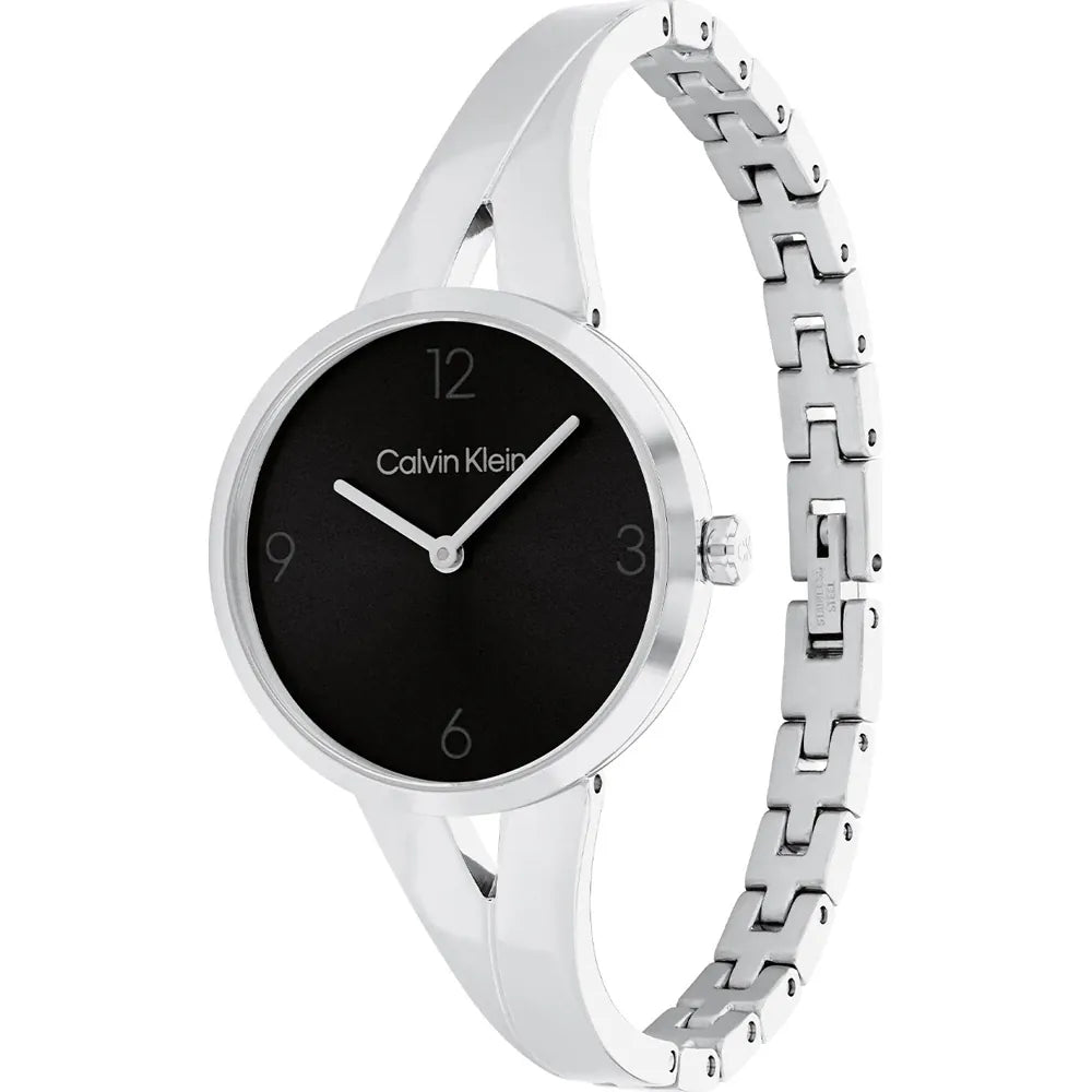 Orologio Calvin Klein Joyful Donna 30mm - Acciaio e Quadrante Nero