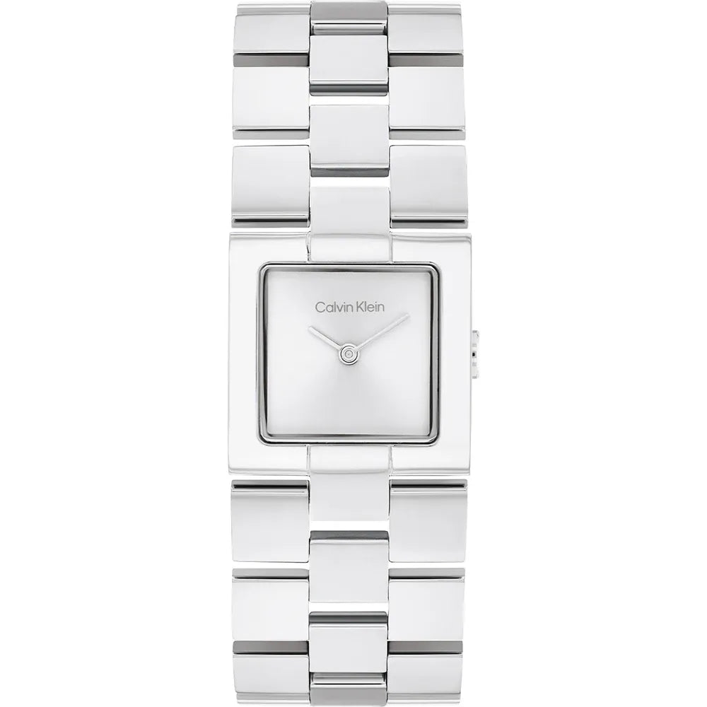 Orologio Calvin Klein Meridian Donna Quadrato Silver - Argento