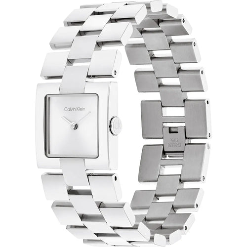Orologio Calvin Klein Meridian Donna Quadrato Silver - Argento