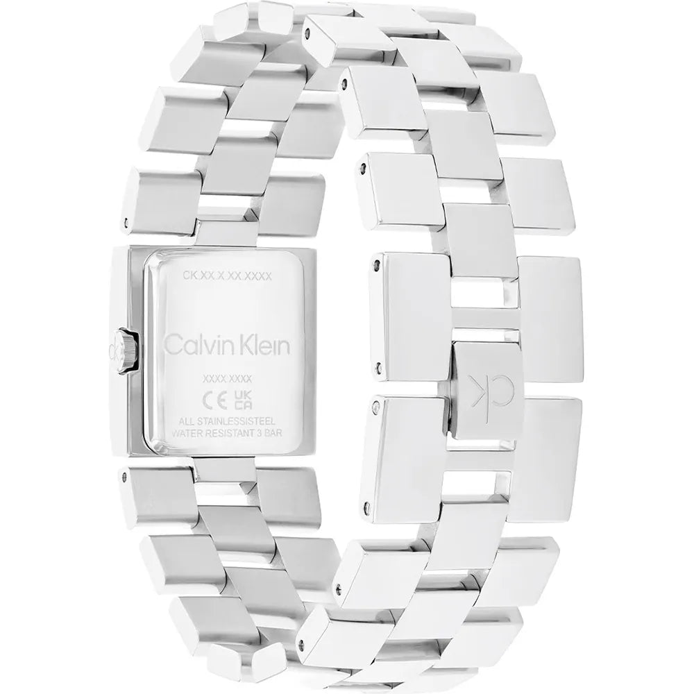 Orologio Calvin Klein Meridian Donna Quadrato Silver - Argento