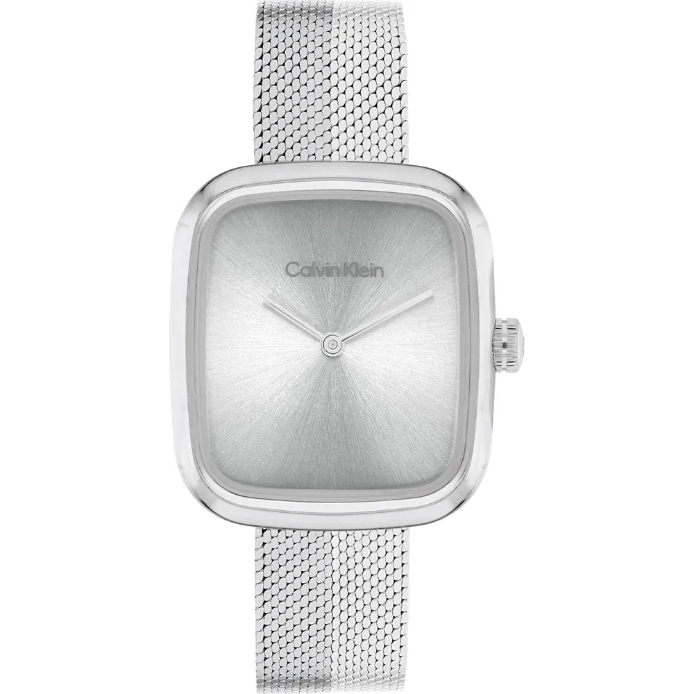 Orologio Calvin Klein Adore Silver Donna Quadrato 26mm - Quadrante Argento