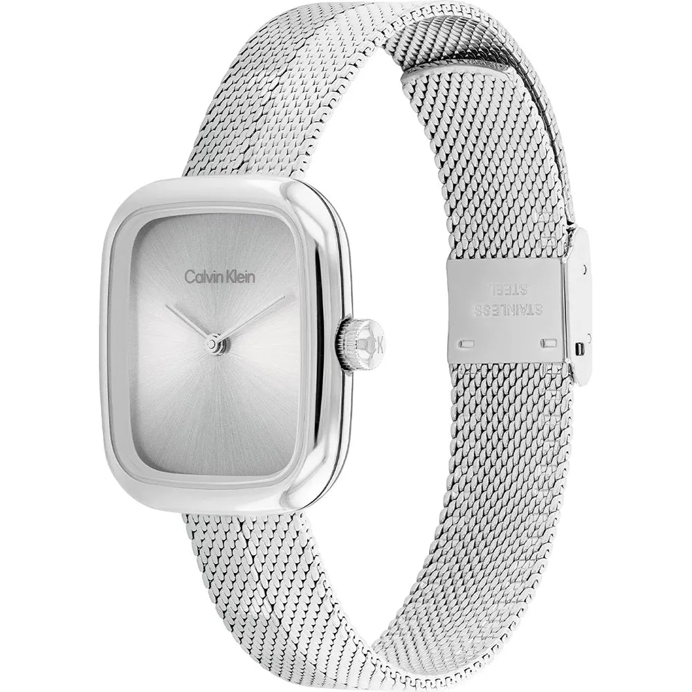 Orologio Calvin Klein Adore Silver Donna Quadrato 26mm - Quadrante Argento