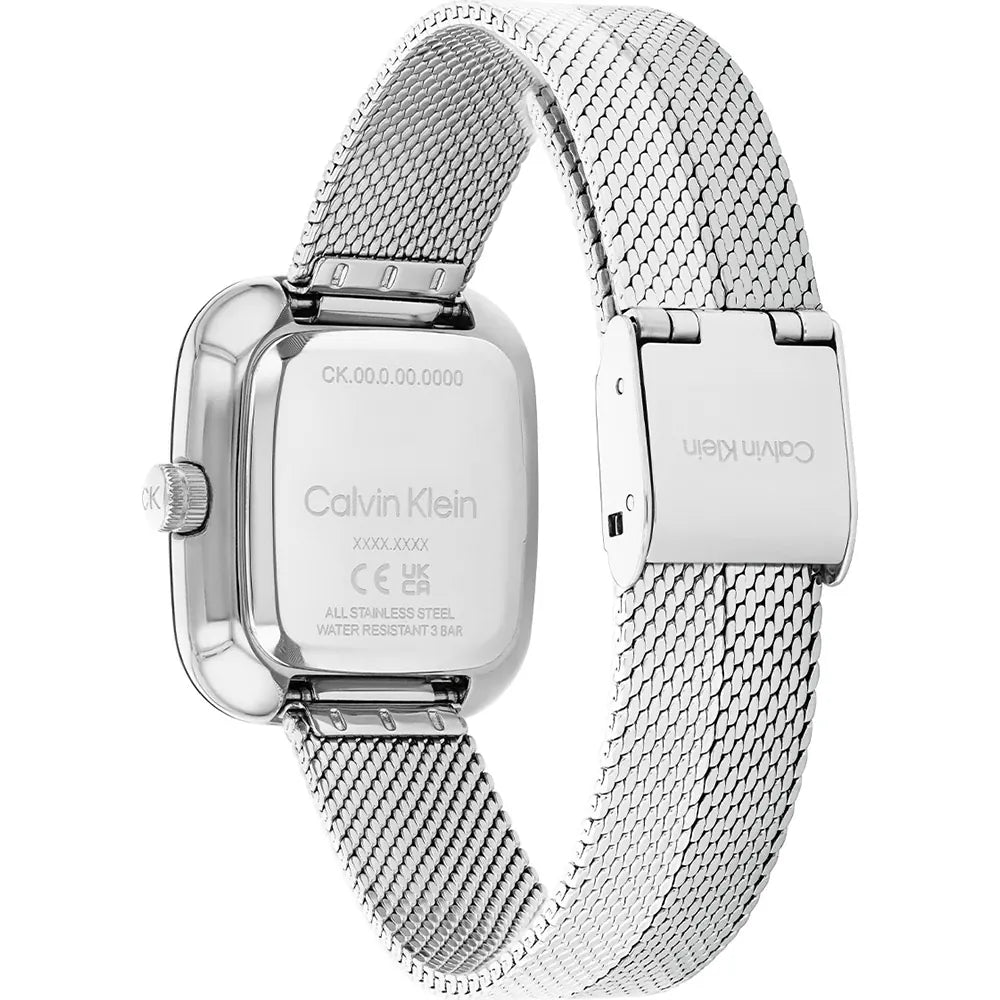Orologio Calvin Klein Adore Silver Donna Quadrato 26mm - Quadrante Argento