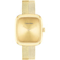 Orologio Calvin Klein Adore Oro Donna Quadrato 26mm - Quadrante Dorato
