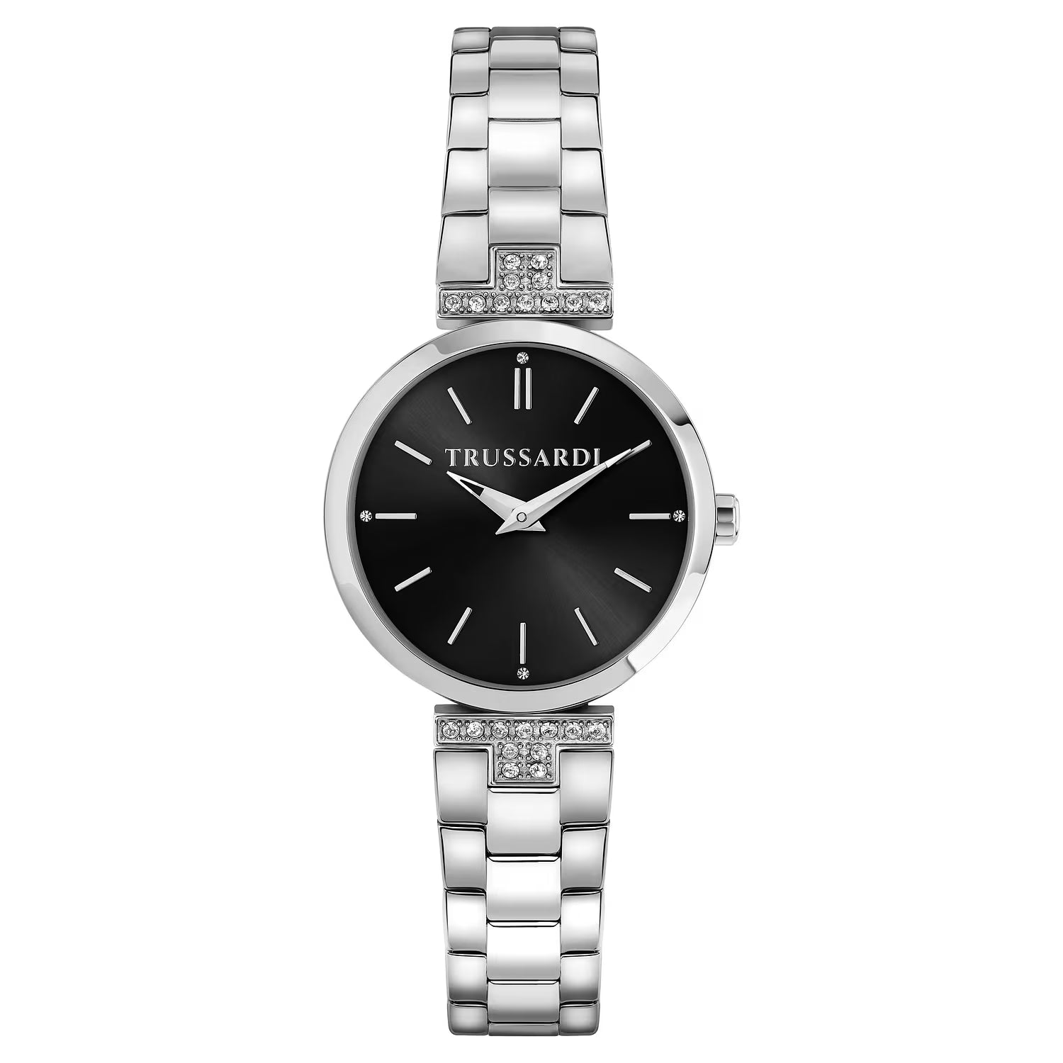Orologio Donna Trussardi Loud 30 mm Acciaio Silver e Nero