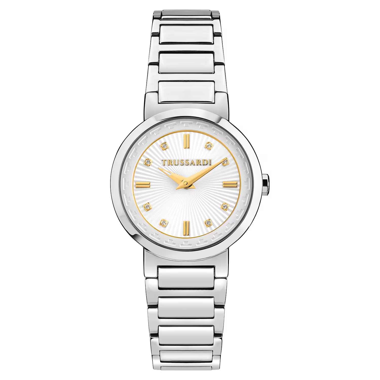 Orologio Donna Trussardi T-Bridge 32 mm Acciaio Silver con Quadrante Bianco