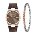 Orologio Uomo Trussardi T-Milano 40 mm con Cinturino in Pelle Marrone