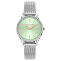 Orologio Donna Trussardi T-Star 34 mm Acciaio Silver con Quadrante Verde